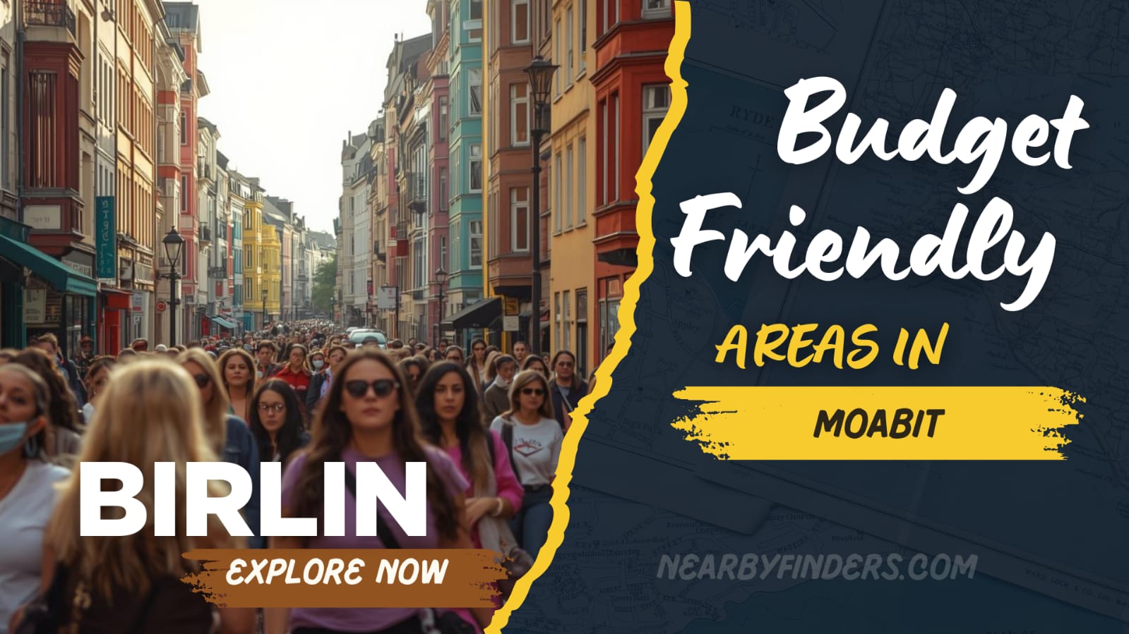 Budget-friendly areas in Berlin Moabit district and canal