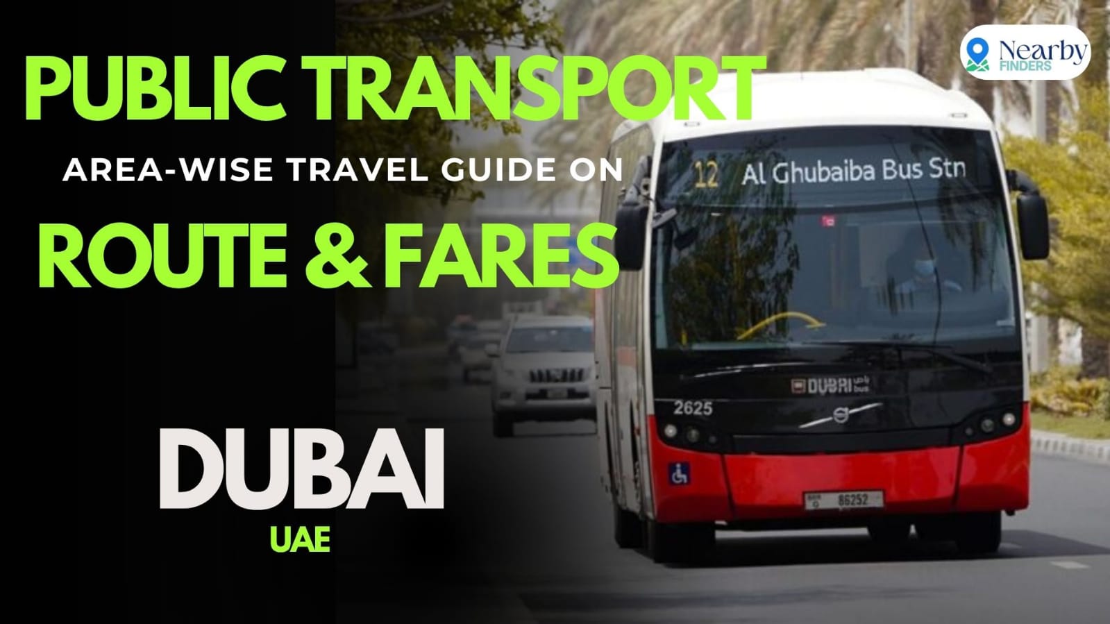 Dubai Public Transport bus routes and stops guide map