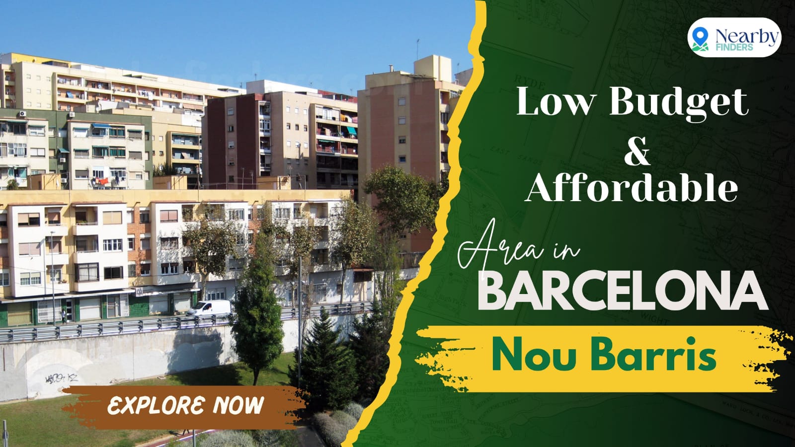 cheap areas in Barcelona for rent – residential streets in Nou Barris