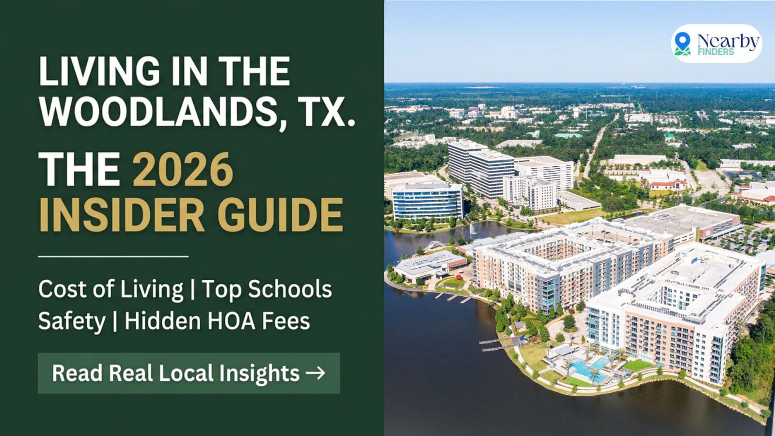 Living in The Woodlands TX Waterway luxury area cost of living and lifestyle 2026