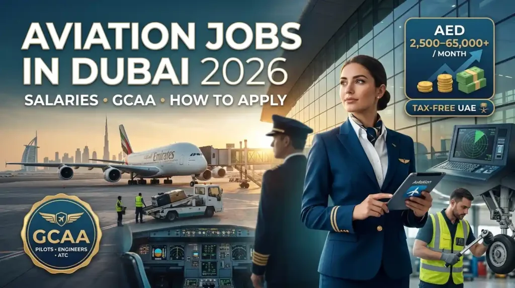 Aviation jobs in Dubai 2026 with salaries and GCAA licensing