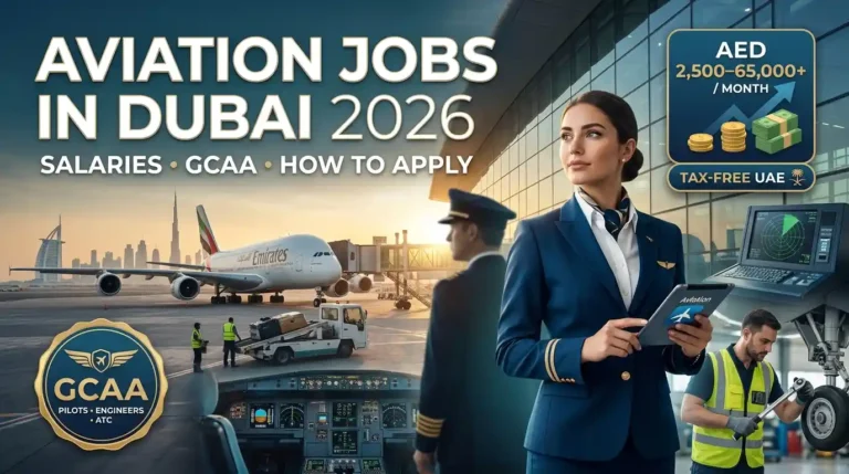Aviation jobs in Dubai 2026 with salaries and GCAA licensing