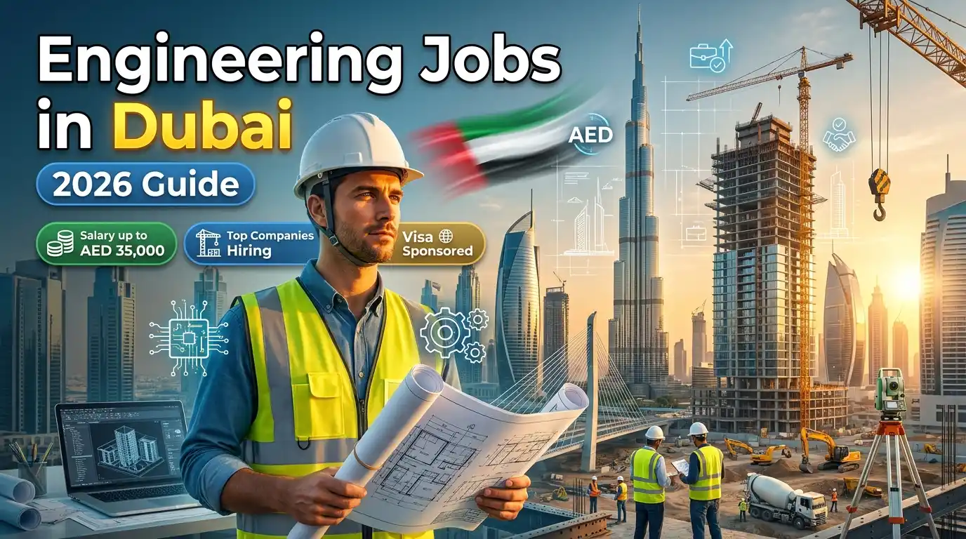 Engineering Jobs in Dubai 2026 – Civil, Mechanical, Electrical, Software & MEP Engineering Career Guide